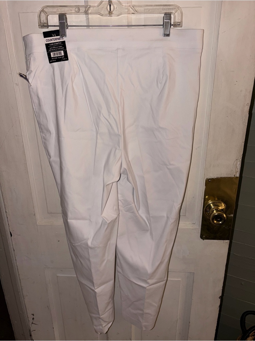 Counterparts White Women's Pull-On Stretch Trousers